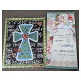 (2) Decorative Wall Plaques