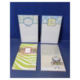 (4) Decorative Notepads and Notebook