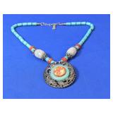 Sterling Silver Native American Necklace