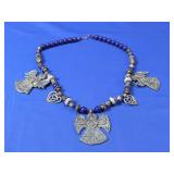 Vintage Angel Necklace Signed Marcie