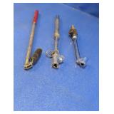 (3) Tire Valve Repair & Inflation Tool Trio