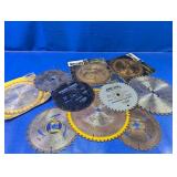 (10) Carbide-Tipped Circular Saw Blades Lot