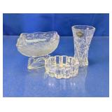 (3) Glass Bowl & Vase Set (Lenox)