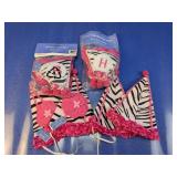 (6) Groovy Holidays Zebra Birthday Décor