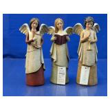 (3) Decorative Angel Figurines