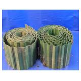 (2) Plastic Garden Edging Rolls