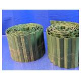 (2) Plastic Garden Edging Rolls