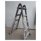 Heavy-Duty Articulating Aluminum Ladder