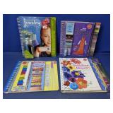 (4) Spiral-Bound Craft Books & Kits