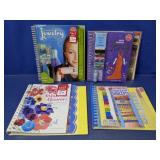 (4) Spiral-Bound Craft Books & Kits