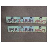 (2) DEMDACO "Look What I Did" Memo Boards