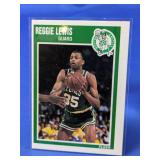 ROOKIE CARD 1989 FLEER REGGIE LEWIS CARD