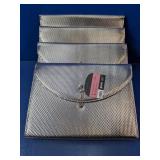 (4) Silver Letter-Size Expanding File Folders