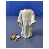Plaster Figurine Body with Broken Head Parts