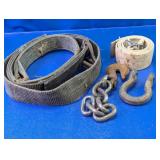 (4) Heavy Duty Towing & Utility Strap Lot