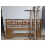 Modern Queen/Full Wood Headboard Assembly