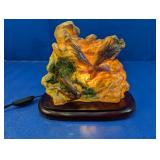 (1) Eagle Night Light on Wood Base