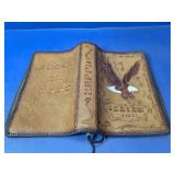 Tooled Leather Zippered Bible/Book Cover