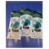 (3) Tree Life Christmas Tree Skirt & Removal Bags