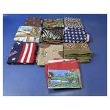 (10) Assorted Bandanas or Handkerchiefs Lot