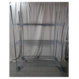 (1) IRSG Wire Shelving Unit on Casters