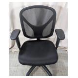(1) Black Mesh Office Chair