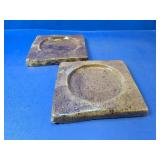 (2) Hecho Stone Coasters