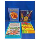 (4) Assorted Books & Magnetic Travel Game