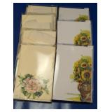 (7) Odd Balls Floral Stationery Sets