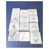 (12) Pure of Heart Ceramic Tiles