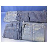 (5) Wrangler Denim Jeans Assorted Sizes