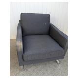 (1) Gray Upholstered Armchair