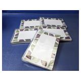 (5) Floral Border Notecard Sets