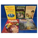 (5) Hardcover Books - Mental Math & More