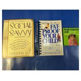 (3) Lifestyle Books - Social Savvy & More