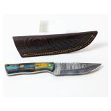 (1) Handcrafted Damascus Knife