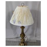(1) Table Lamp with Fringe Shade
