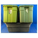 (3) Rubbermaid Roughneck Storage Totes