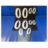 (4) Scoreboard Number Flip Panels