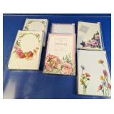 (6) Odd Balls Floral Note & Shower Invitation Sets
