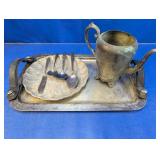 (7) Metal Serving Pieces