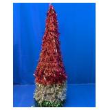 (1) Tinsel Cone Tree