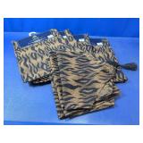 (5) Royal Crest Animal Print Dining Set