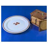 (2) Grindley Plate & Lucas Coaster Box