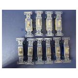 (10) Eaton Light Switches