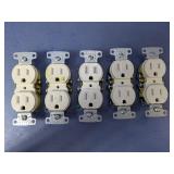 (5) Hubbell Duplex Outlets