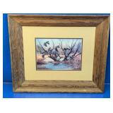 (1) M. Wayne Willis Framed Duck Art
