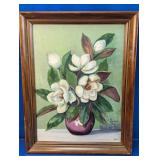 (1) R. Kidd Floral Still Life Framed Art