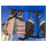 (2) USCG Approved Adult Life Vests Duo