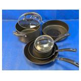 (5) Cooks JCPenney Nonstick Cookware